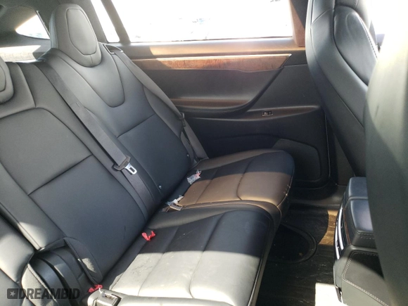 2018 Tesla Model X 75D with VIN 5YJXCAE23JF091452, listed as a Copart auction lot 43819833 with 57,592 mi miles. Bid and sale history available at carsss.com. Image 11.