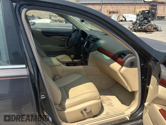 2009 Lexus LS 600h L with VIN JTHDU46F995010372, listed as a Copart auction lot 62783465 with Not provided miles and Salvage title. Bid and sale history available at DreamBid. Image 5.