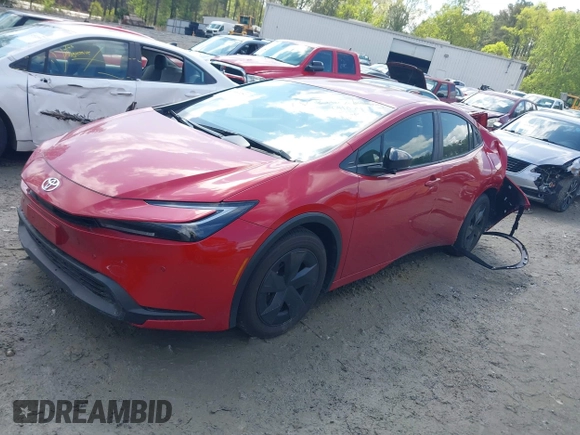 2024 Toyota Prius LE z VIN JTDACAAU3R3041074, wystawiony jako IAAI lot #41962281 z przebiegiem Nie podano mil oraz . Historia ofert i sprzedaży dostępna na DreamBid. Obrazek 2.