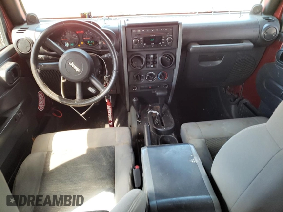 2008 Jeep Wrangler Unlimited X with VIN 1J8GA391X8L592843, listed as a Copart auction lot 53047215 with 239,726 mi miles and Salvage Title. Bid and sale history available at DreamBid. Image 8.
