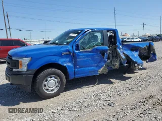 2018 Ford F-150 XL with VIN 1FTEX1EB9JKC29431, listed as a Copart auction lot 51161805 with 156,544 mi miles and Salvage Title. Bid and sale history available at carsss.com. Image 1.