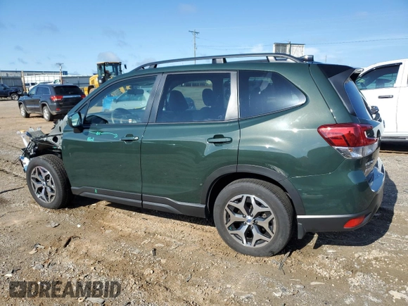 2024 Subaru Forester Premium with VIN JF2SKADC6RH414798, listed as a Copart auction lot 57289545 with 12,386 mi miles and Salvage title. Bid and sale history available at DreamBid. Image 2.