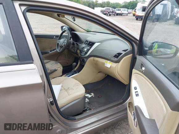 2013 Hyundai Accent GLS z VIN KMHCU4AE3DU580650, wystawiony jako IAAI lot #42479723 z przebiegiem 94 416 mil mil oraz . Historia ofert i sprzedaży dostępna na DreamBid. Obrazek 5.