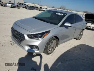 2022 Hyundai Accent Limited with VIN 3KPC34A61NE165830, listed as a Copart auction lot 48777155 with 33,461 mi miles and Salvage Title. Bid and sale history available at carsss.com. Image 1.