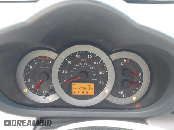 2010 Toyota RAV4 with VIN JTMZF4DVXAD019118, listed as a IAAI auction lot 42815187 with 236,434 mi miles and . Bid and sale history available at DreamBid. Image 7.
