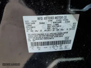 2008 Ford Edge SEL with VIN 2FMDK38C18BA24812, listed as a Copart auction lot 48206055 with 262,887 mi miles and Salvage Title. Bid and sale history available at carsss.com. Image 14.
