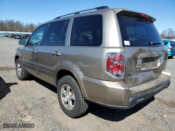2006 Honda Pilot EX-L with VIN 5FNYF185X6B016255, listed as a Copart auction lot 50231695 with 150,916 mi miles and Salvage Title. Bid and sale history available at carsss.com. Image 2.