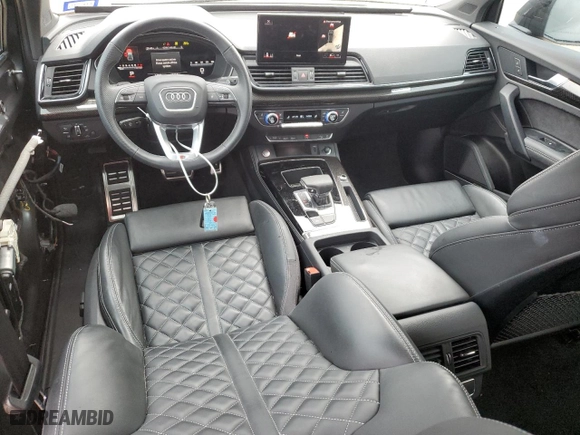 2023 Audi SQ5 Sportback Premium Plus with VIN WA124AFY0P2185529, listed as a Copart auction lot 85858434 with 14,976 mi miles and Salvage Title. Bid and sale history available at carsss.com. Image 8.