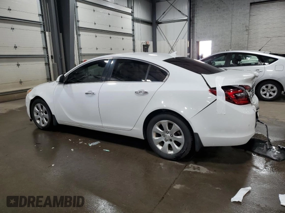 2014 Buick Regal Premium I with VIN 2G4GM5ER6E9241934, listed as a Copart auction lot 50411645 with 130,134 mi miles and Salvage title. Bid and sale history available at DreamBid. Image 2.