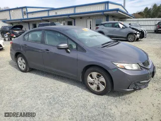2015 Honda Civic Sedan LX with VIN 2HGFB2F53FH542573, listed as a Copart auction lot 44919835 with 106,842 mi miles and Salvage Title. Bid and sale history available at carsss.com. Image 4.