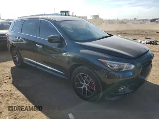 2013 Infiniti JX35 with VIN 5N1AL0MN1DC311938, listed as a Copart auction lot 70656364 with 131,258 mi miles and Salvage Title. Bid and sale history available at carsss.com. Image 4.