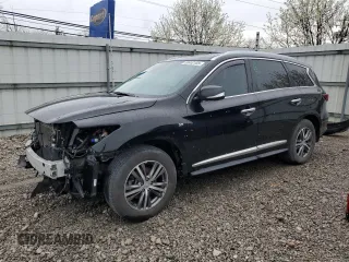 2020 Infiniti QX60 Luxe with VIN 5N1DL0MM6LC517551, listed as a Copart auction lot 50402165 with 56,061 mi miles and Salvage Title. Bid and sale history available at DreamBid. Image 1.