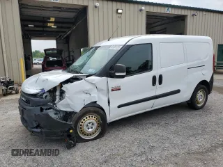 2020 Ram ProMaster City Cargo Tradesman with VIN ZFBHRFAB9L6R65813, listed as a Copart auction lot 59381595 with 175,085 mi miles and Salvage title. Bid and sale history available at DreamBid. Image 1.