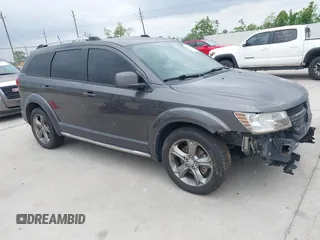 2017 Dodge Journey Crossroad Plus with VIN 3C4PDCGBXHT534777, listed as a IAAI auction lot 42052453 with 204,030 mi miles. Bid and sale history available at carsss.com. Image 1.