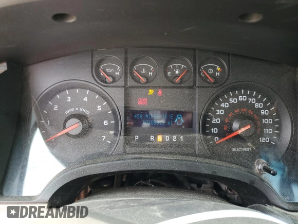 2009 Ford F-150 XL with VIN 1FTRF12W89KB16691, listed as a Copart auction lot 48011105 with 102,080 mi miles and Salvage Title. Bid and sale history available at carsss.com. Image 9.