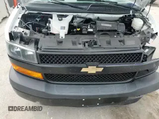 2020 Chevrolet Express Cargo with VIN 1GCWGAFGXL1252949, listed as a Copart auction lot 80924685 with 90,306 mi miles and Non repairable. Bid and sale history available at DreamBid. Image 15.
