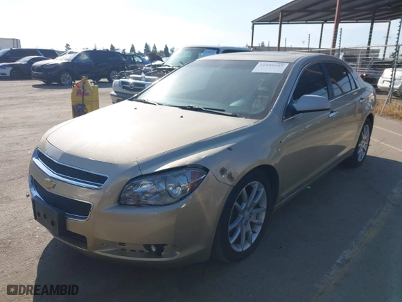 2008 Chevrolet Malibu LTZ with VIN 1G1ZK57758F165139, listed as a IAAI auction lot 41899143 with 139,875 mi miles. Bid and sale history available at carsss.com. Image 2.