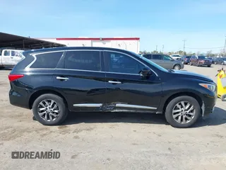 2013 Infiniti JX35 with VIN 5N1AL0MN5DC324112, listed as a IAAI auction lot 41794165 with 129,324 mi miles. Bid and sale history available at carsss.com. Image 13.
