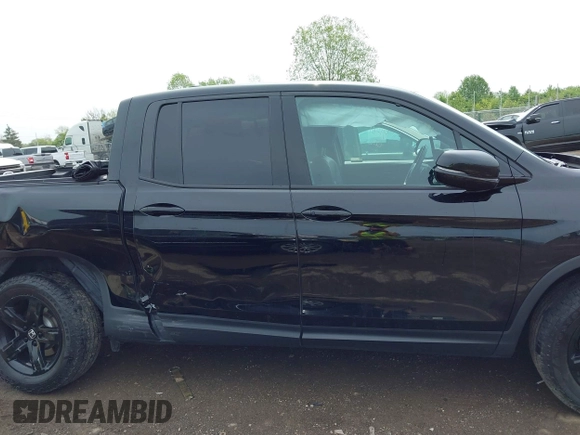 2023 Honda Ridgeline Black Edition with VIN 5FPYK3F83PB023481, listed as a IAAI auction lot 42157928 with 24,632 mi miles and . Bid and sale history available at DreamBid. Image 14.