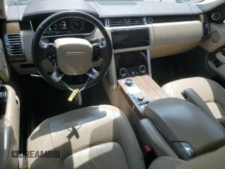 2018 Land Rover Range Rover HSE z VIN SALGS2SV4JA513012, wystawiony jako Copart lot #49463955 z przebiegiem 56 904 mil mil oraz Szkoda całkowita • Salvage title. Historia ofert i sprzedaży dostępna na DreamBid. Obrazek 8.