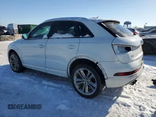 2018 Audi Q3 Premium with VIN WA1BCCFS0JR014031, listed as a Copart auction lot 87606595 with 52,690 mi miles and Salvage title. Bid and sale history available at DreamBid. Image 2.