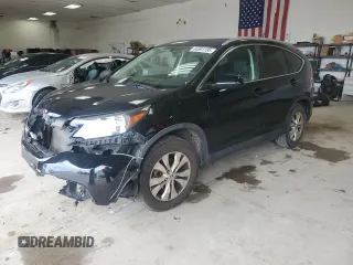 2012 Honda CR-V EX-L with VIN 5J6RM4H75CL058199, listed as a Copart auction lot 64991185 with 136,510 mi miles and Salvage title. Bid and sale history available at DreamBid. Image 1.