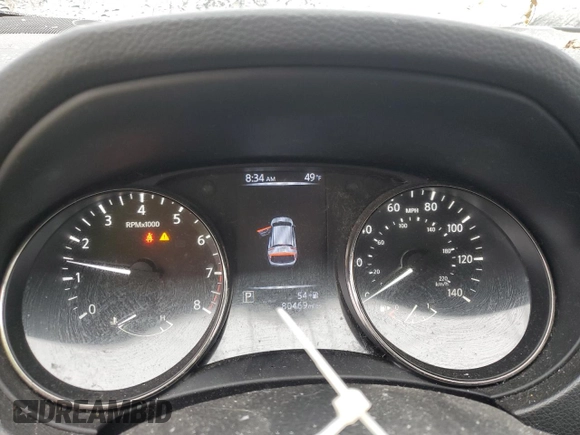 2017 Nissan Rogue SV with VIN JN1BJ1CR2HW111019, listed as a Copart auction lot 57762695 with 80,469 mi miles and Clean title. Bid and sale history available at DreamBid. Image 9.