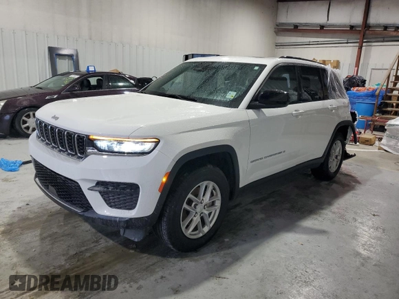 2024 Jeep Grand Cherokee Laredo X with VIN 1C4RJGAG2RC185995, listed as a Copart auction lot 56421785 with 19,068 mi miles and Salvage title. Bid and sale history available at DreamBid. Image 1.