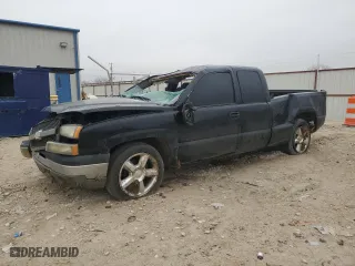2003 Chevrolet Silverado 1500 LS with VIN 2GCEC19V931218559, listed as a Copart auction lot 46908835 with 269,668 mi miles and Salvage Title. Bid and sale history available at carsss.com. Image 1.