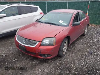 2011 Mitsubishi Galant ES with VIN 4A32B3FFXBE022493, listed as a IAAI auction lot 41851172 with 999,999 mi miles. Bid and sale history available at carsss.com. Image 2.
