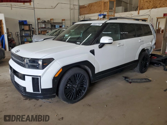 2024 Hyundai Santa Fe Calligraphy with VIN 5NMP5DG16RH009952, listed as a Copart auction lot 59581715 with 8,789 mi miles and Salvage title. Bid and sale history available at DreamBid. Image 1.
