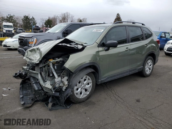 2020 Subaru Forester with VIN JF2SKADC9LH468104, listed as a Copart auction lot 47806945 with 58,851 mi miles and Salvage Title. Bid and sale history available at carsss.com. Image 1.