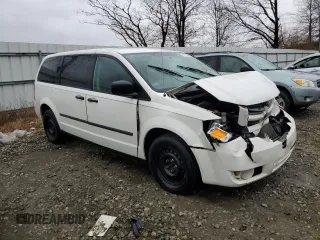 2010 Dodge Grand Caravan Cargo with VIN 2D4RN1AE6AR242892, listed as a Copart auction lot 47575975 with Not Provided miles and Salvage Title. Bid and sale history available at carsss.com. Image 4.