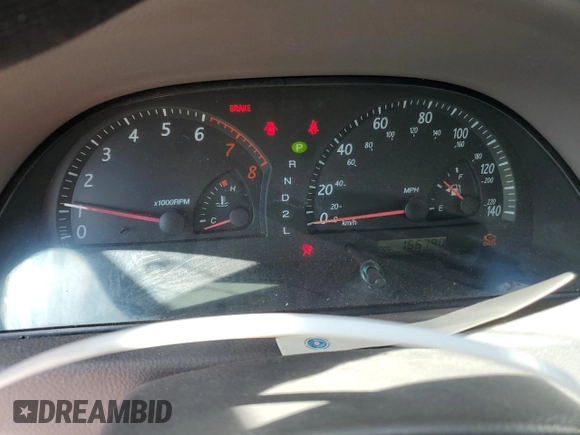 2003 Toyota Camry LE with VIN 4T1BE32K83U680622, listed as a Copart auction lot 54571165 with 166,790 mi miles and Salvage Title. Bid and sale history available at DreamBid. Image 9.