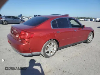 2003 Infiniti G35 w/Leather with VIN JNKCV51E83M017727, listed as a Copart auction lot 74471764 with 91,655 mi miles and Salvage Title. Bid and sale history available at DreamBid. Image 3.