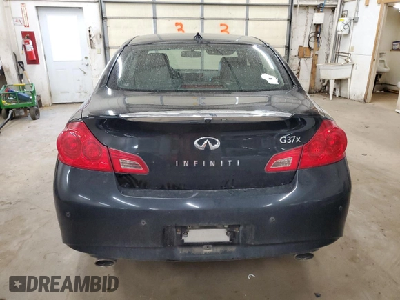 2013 Infiniti G37 x with VIN JN1CV6AR7DM769322, listed as a Copart auction lot 55036765 with 234,023 mi miles and Salvage Title. Bid and sale history available at DreamBid. Image 6.