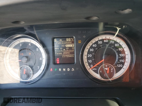 2019 Ram 1500 Tradesman with VIN 1C6RR6FG1KS581415, listed as a Copart auction lot 63832675 with 137,594 mi miles and Salvage title. Bid and sale history available at DreamBid. Image 9.