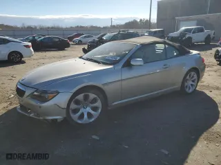2006 BMW 6 Series 650Ci with VIN WBAEK13416CN76818, listed as a Copart auction lot 83292504 with 94,653 mi miles and Clean Title. Bid and sale history available at carsss.com. Image 1.