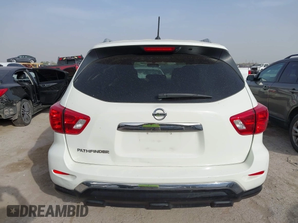 2017 Nissan Pathfinder S with VIN 5N1DR2MN1HC672874, listed as a IAAI auction lot 41828458 with 138,490 mi miles. Bid and sale history available at carsss.com. Image 16.