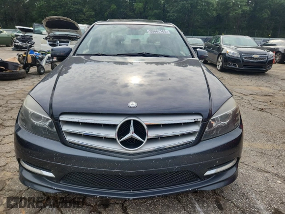 2011 Mercedes-Benz C 300 Sport with VIN WDDGF8BBXBR138708, listed as a Copart auction lot 60682165 with 135,153 mi miles and Clean title. Bid and sale history available at DreamBid. Image 5.