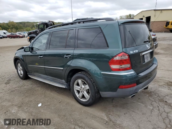 2008 Mercedes-Benz GL-Class 4.6L with VIN 4JGBF71E98A365160, listed as a Copart auction lot 72470384 with 167,332 mi miles and Salvage Title. Bid and sale history available at carsss.com. Image 2.