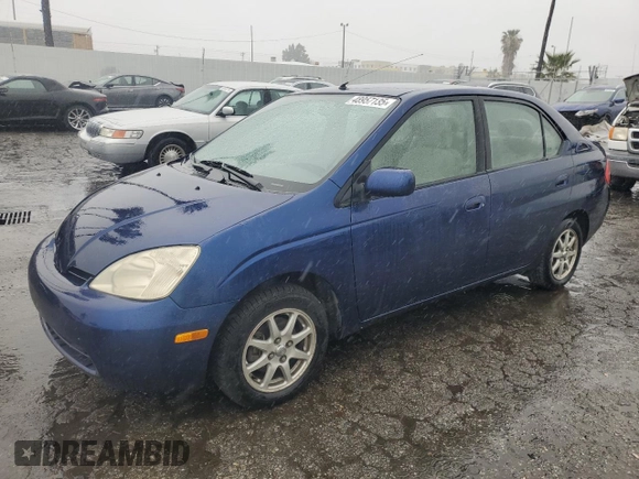 2002 Toyota Prius with VIN JT2BK12U520043897, listed as a Copart auction lot 48957135 with 147,736 mi miles and Salvage Title. Bid and sale history available at carsss.com. Image 1.