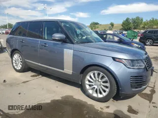 2019 Land Rover Range Rover HSE with VIN SALGS2SV8KA525147, listed as a Copart auction lot 63260595 with 47,219 mi miles and Salvage title. Bid and sale history available at DreamBid. Image 4.