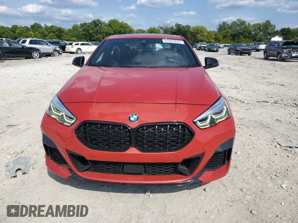 2020 BMW 2 Series M235i xDrive with VIN WBA13AL04L7F94651, listed as a Copart auction lot 67935044 with 30,821 mi miles and Salvage Title. Bid and sale history available at carsss.com. Image 5.