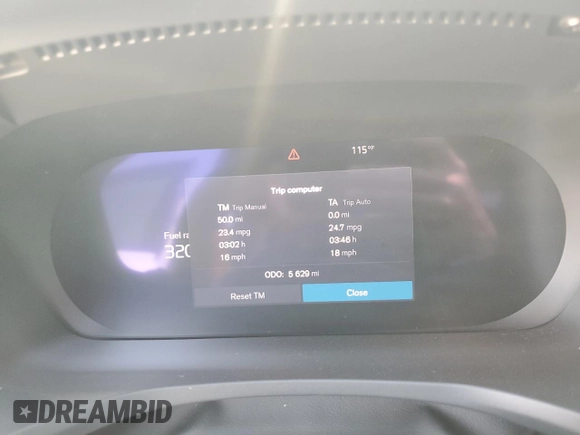 2024 Volvo S60 Plus Black Edition with VIN 7JRL12FHXRG281975, listed as a Copart auction lot 64807344 with 5,629 mi miles and Salvage title. Bid and sale history available at DreamBid. Image 9.