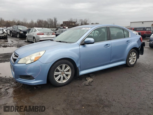 2010 Subaru Legacy Premium All-Weather Anniversary with VIN 4S3BMBH62A3217356, listed as a Copart auction lot 47146575 with 128,248 mi miles and Salvage title. Bid and sale history available at DreamBid. Image 1.