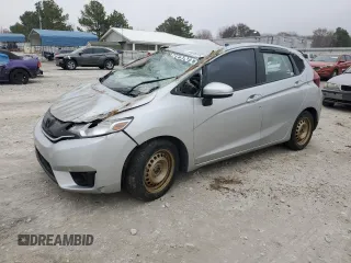 2015 Honda Fit LX with VIN 3HGGK5G52FM740860, listed as a Copart auction lot 44438335 with Not Provided miles and Salvage Title. Bid and sale history available at carsss.com. Image 1.