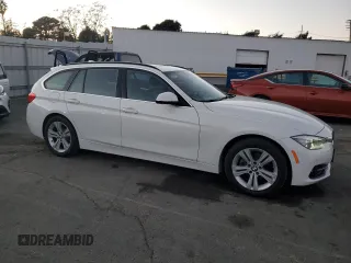 2017 BMW 3 Series 330i xDrive with VIN WBA8K3C32HA022928, listed as a Copart auction lot 84476524 with 50,086 mi miles and Salvage Title. Bid and sale history available at carsss.com. Image 4.