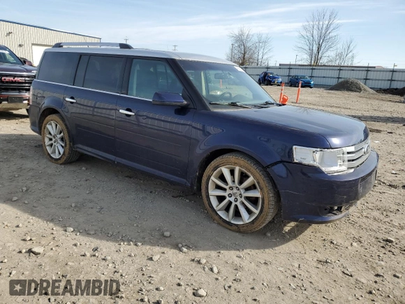 2011 Ford Flex SEL w/Ecoboost with VIN 2FMHK6CT0BBD21491, listed as a Copart auction lot 48801025 with 158,308 mi miles and Non Repairable. Bid and sale history available at carsss.com. Image 4.
