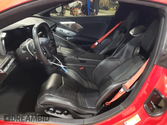 2021 Chevrolet Corvette 2LT with VIN 1G1YB2D45M5114373, listed as a Copart auction lot 45859665 with 40,674 mi miles and Salvage title. Bid and sale history available at DreamBid. Image 7.